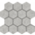 Stoneland Pearl mozaiek hexagon op net van 29x27cm
