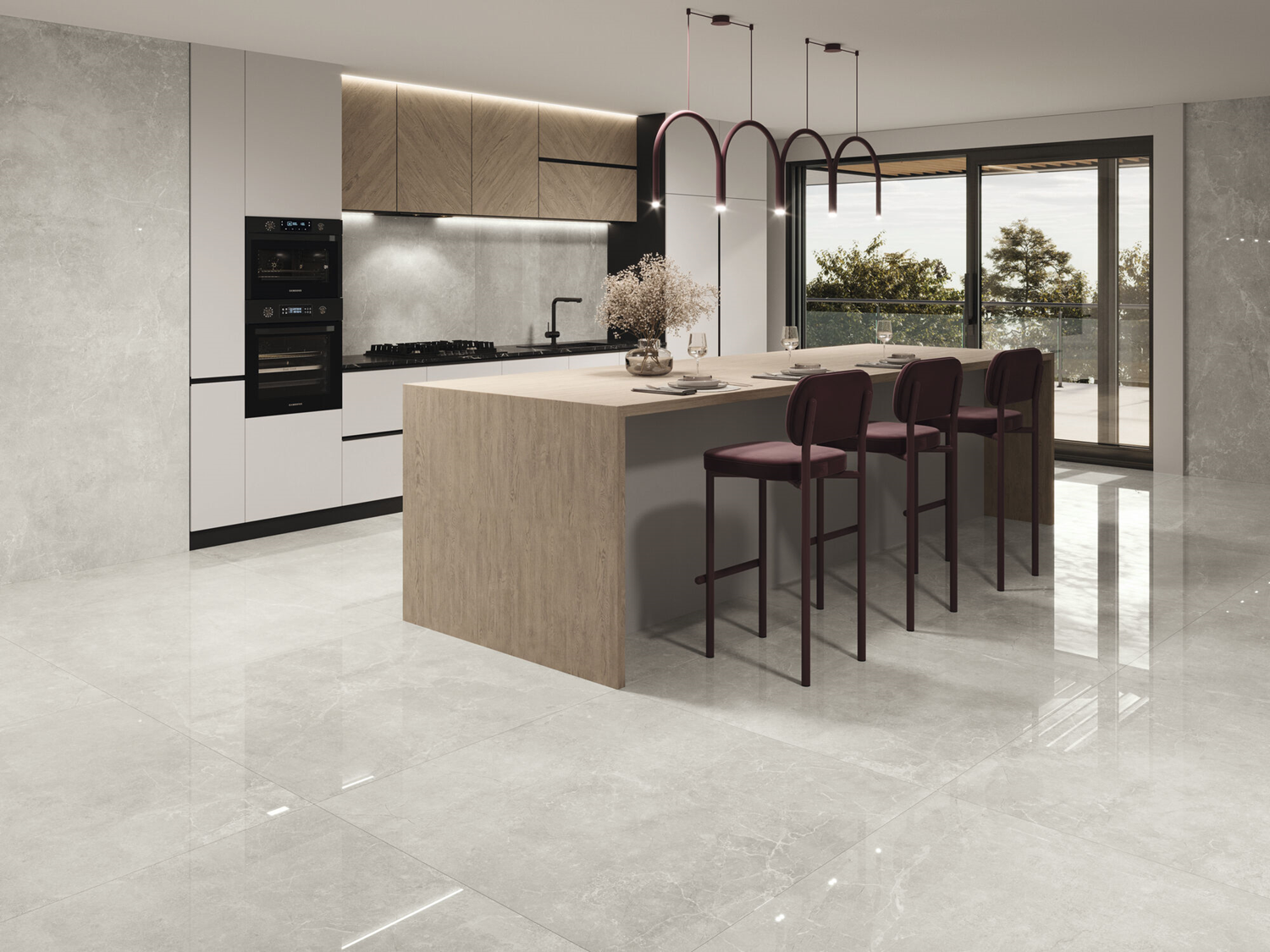 Baldocer Cerámica Concept Grey gepolijst 120x120 rett