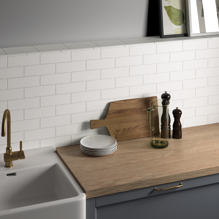 Equipe Cerámicas Kalma White mat 6x18,6 mat