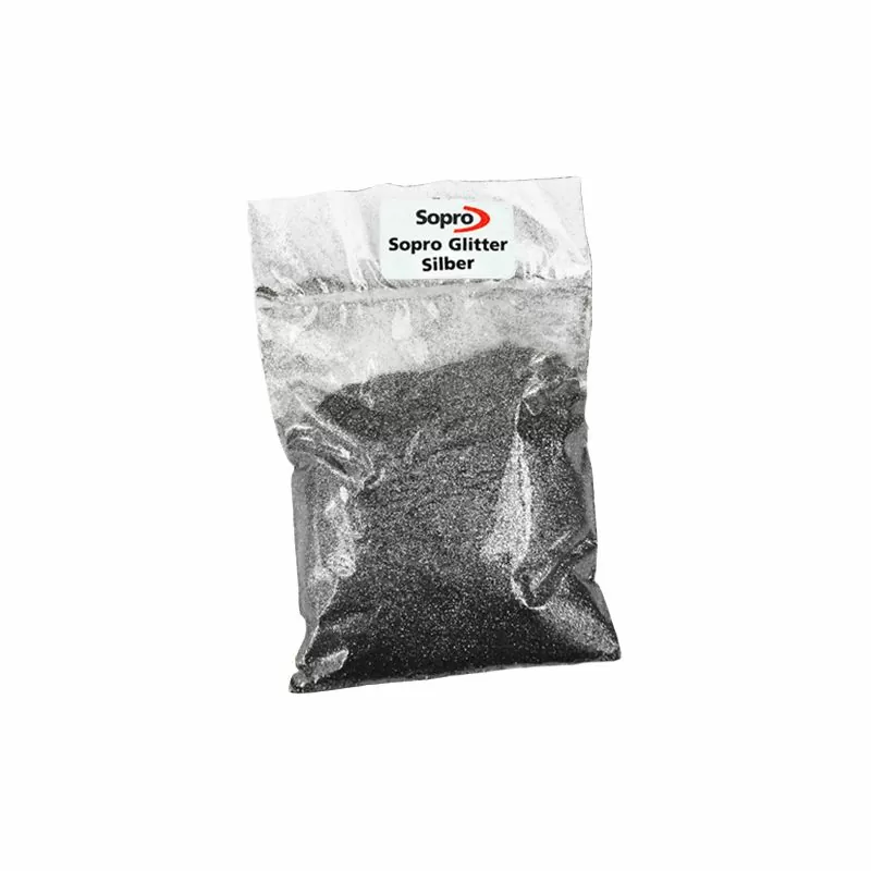 Sopro Voeg Glitter zilver 100g