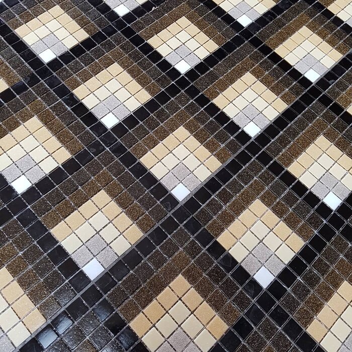 The Mosaic Factory Mozaiek Amsterdam Basic Licht Grijs 2,0x2,0