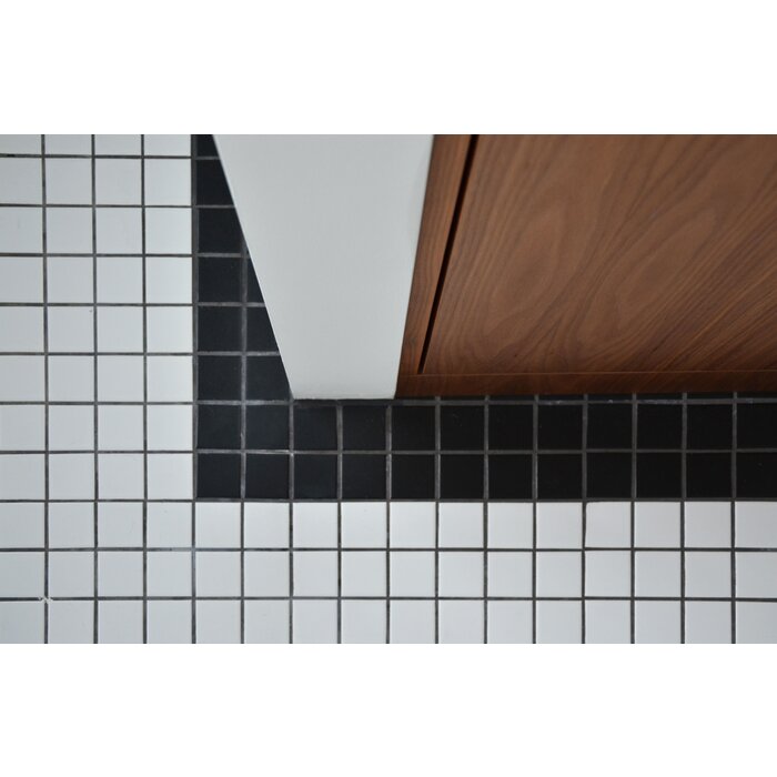 The Mosaic Factory Mozaiek Barcelona Vierkant Zwart 4,8x4,8