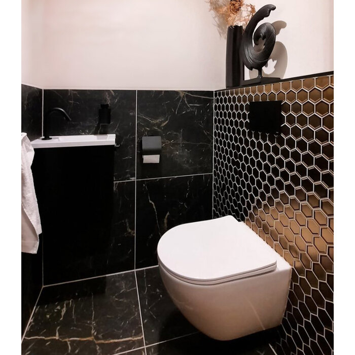 The Mosaic Factory Mozaiek Barcelona Metallic Brons 5,1x5,9