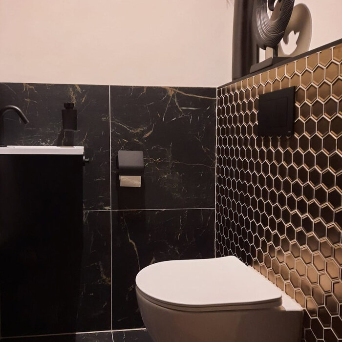 The Mosaic Factory Mozaiek Barcelona Metallic Brons 5,1x5,9