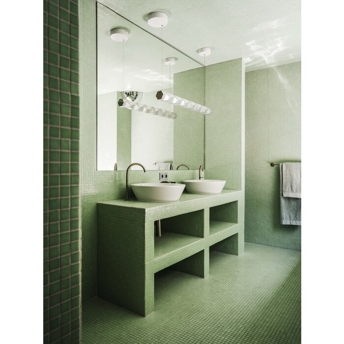 The Mosaic Factory Mozaiek Amsterdam Basic Ultra Licht Groen 2,0x2,0