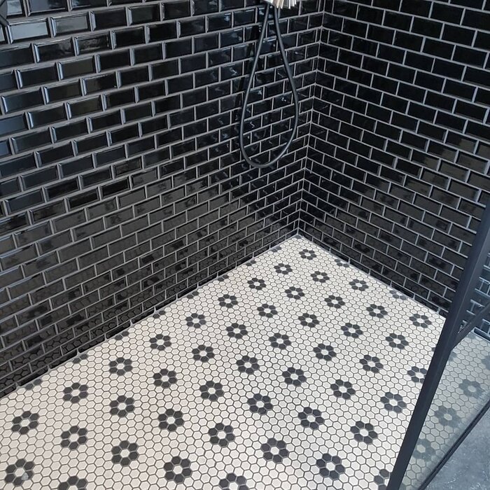 The Mosaic Factory Mozaiek London Hexagon Wit 2,3x2,6