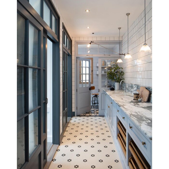 The Mosaic Factory Mozaiek London Hexagon Wit 2,3x2,6