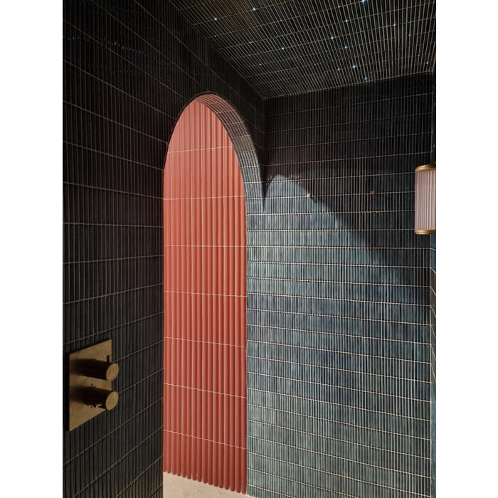 The Mosaic Factory Mozaiek Sevilla Kit-Kat mini's Azure Blauw spikkel 1,2x9,2