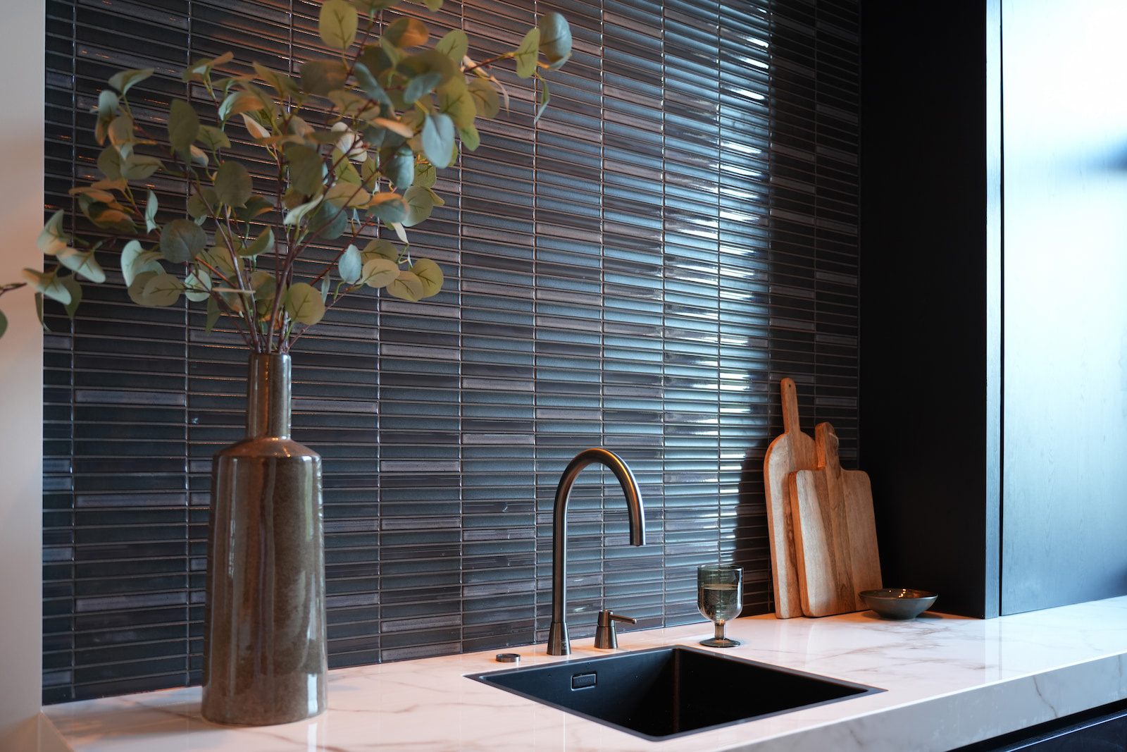 The Mosaic Factory Mozaiek Sevilla Kit-Kat Carbon Shades of Gray 2,0x1,5