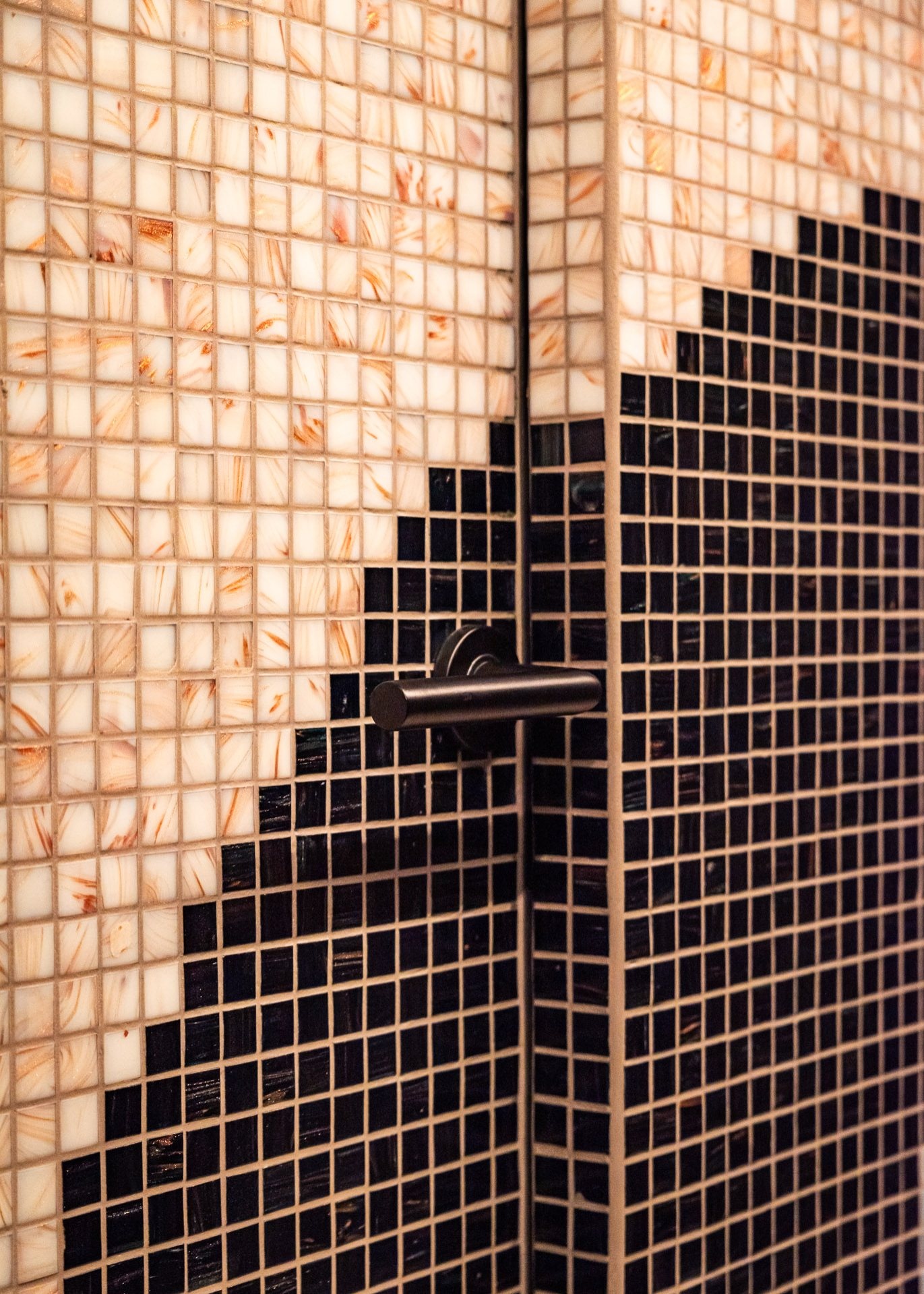 The Mosaic Factory Mozaiek Amsterdam Goud Cyaan 2,0x2,0