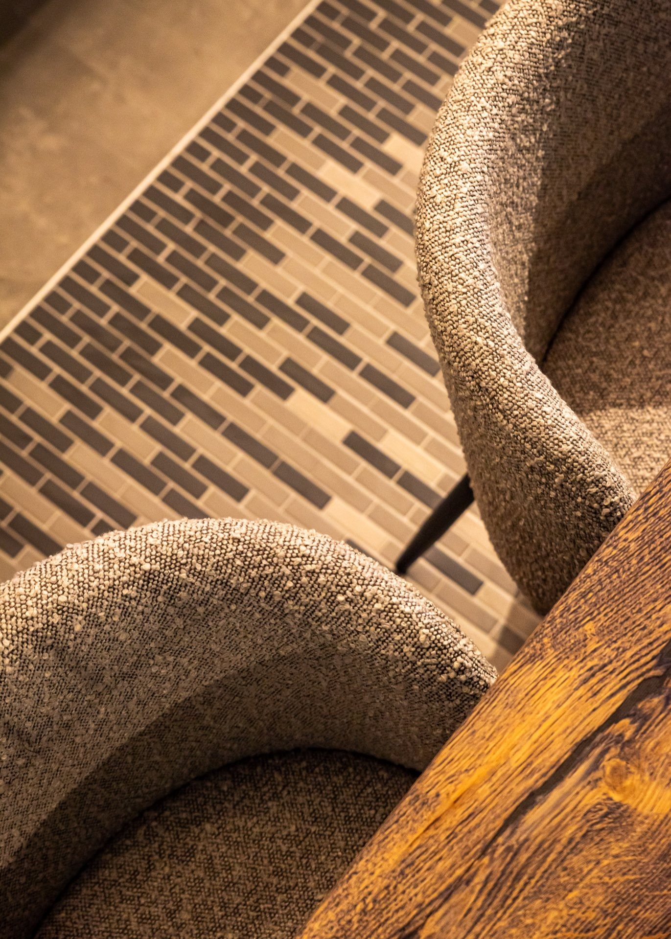 The Mosaic Factory Mozaiek London Rechthoek Donker Grijs 2,3x7,3