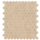 Nobu Beige round mosaico 2,2cm rond op net van 29x32,5