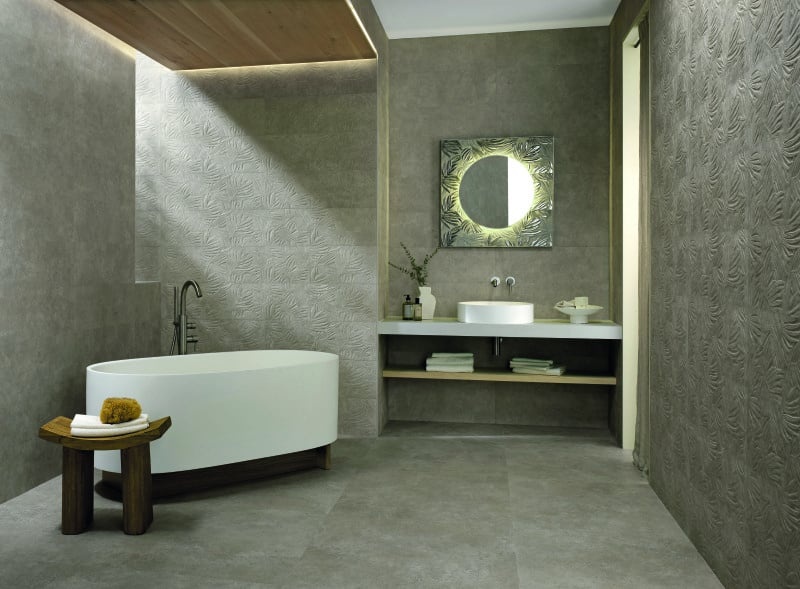 FAP Ceramiche Nobu Grey wandtegel 25x75 rett