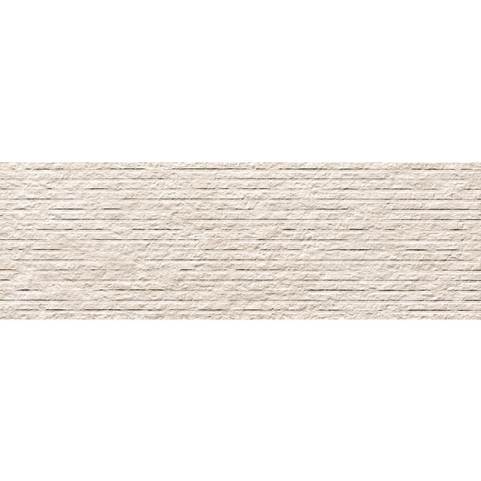 FAP Ceramiche Nobu White wandtegel row 25x75 rett