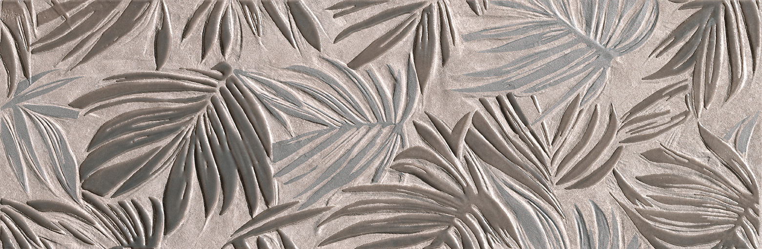 FAP Ceramiche Nobu Silver inserto wandtegel fossil 25x75 rett