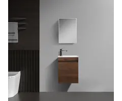 By Goof Fonteinkast Tieme mat donker eiken Incl wasbak