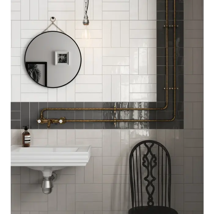 Equipe Cerámicas Premium Countri Gris Claro 6,5x20 glans