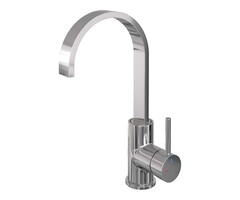 Brauer Edition Hoge Opbouw Wastafelkraan Model A - Platte Uitloop