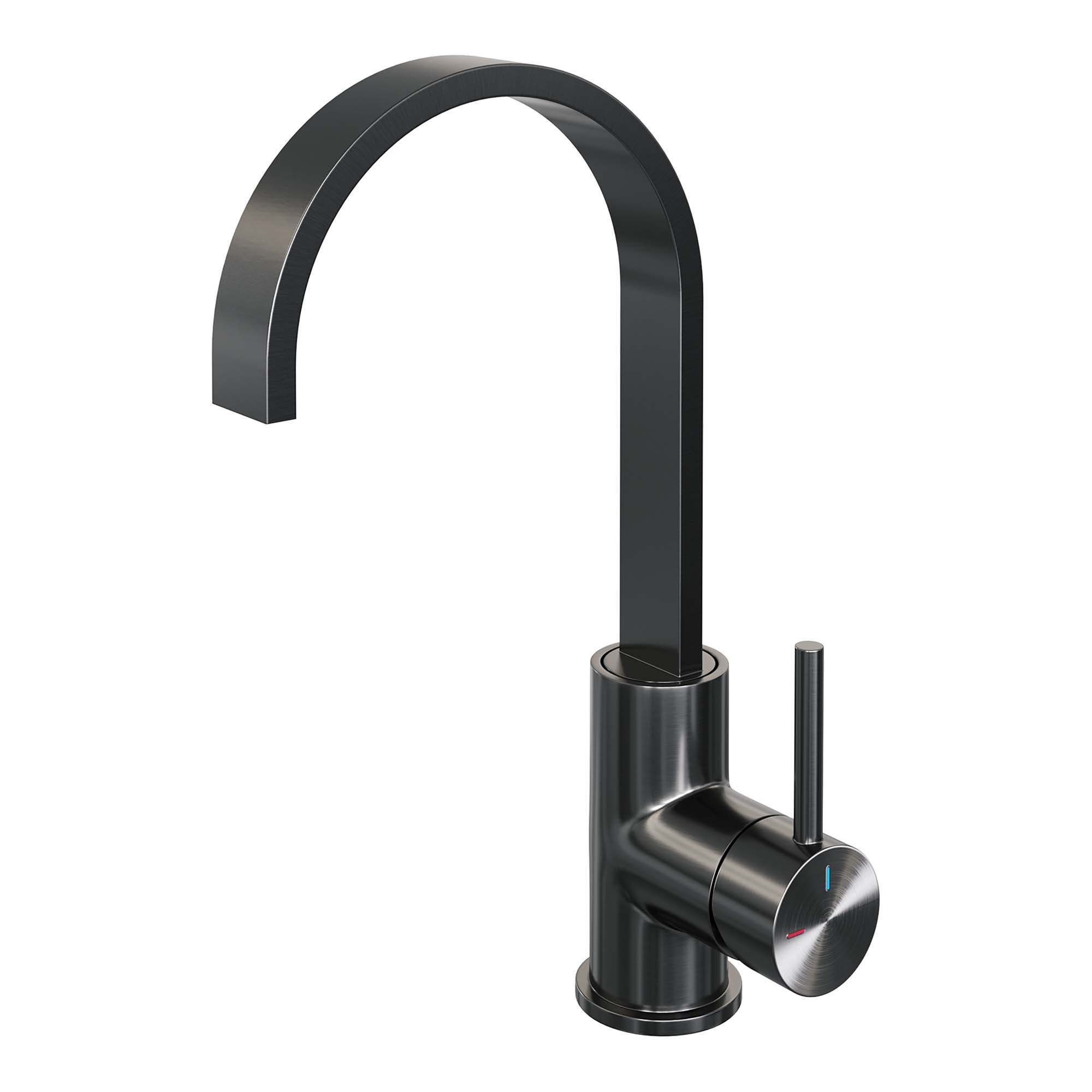 Edition Hoge Opbouw Wastafelkraan Model A - Platte Uitloop