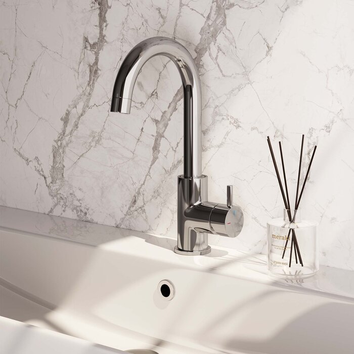 Brauer Edition Hoge Opbouw Wastafelkraan Model B - Ronde Uitloop