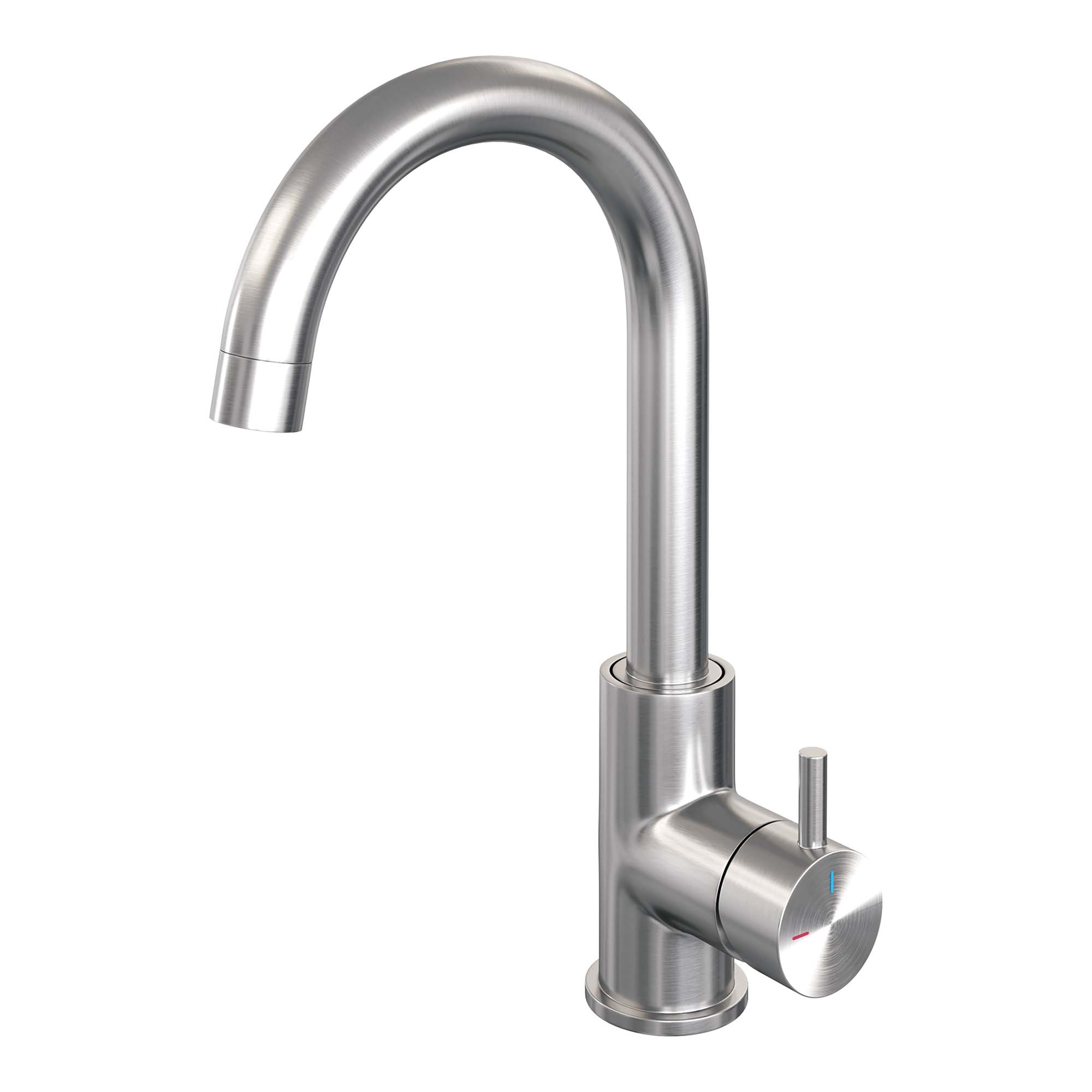 Edition Hoge Opbouw Wastafelkraan Model B - Ronde Uitloop