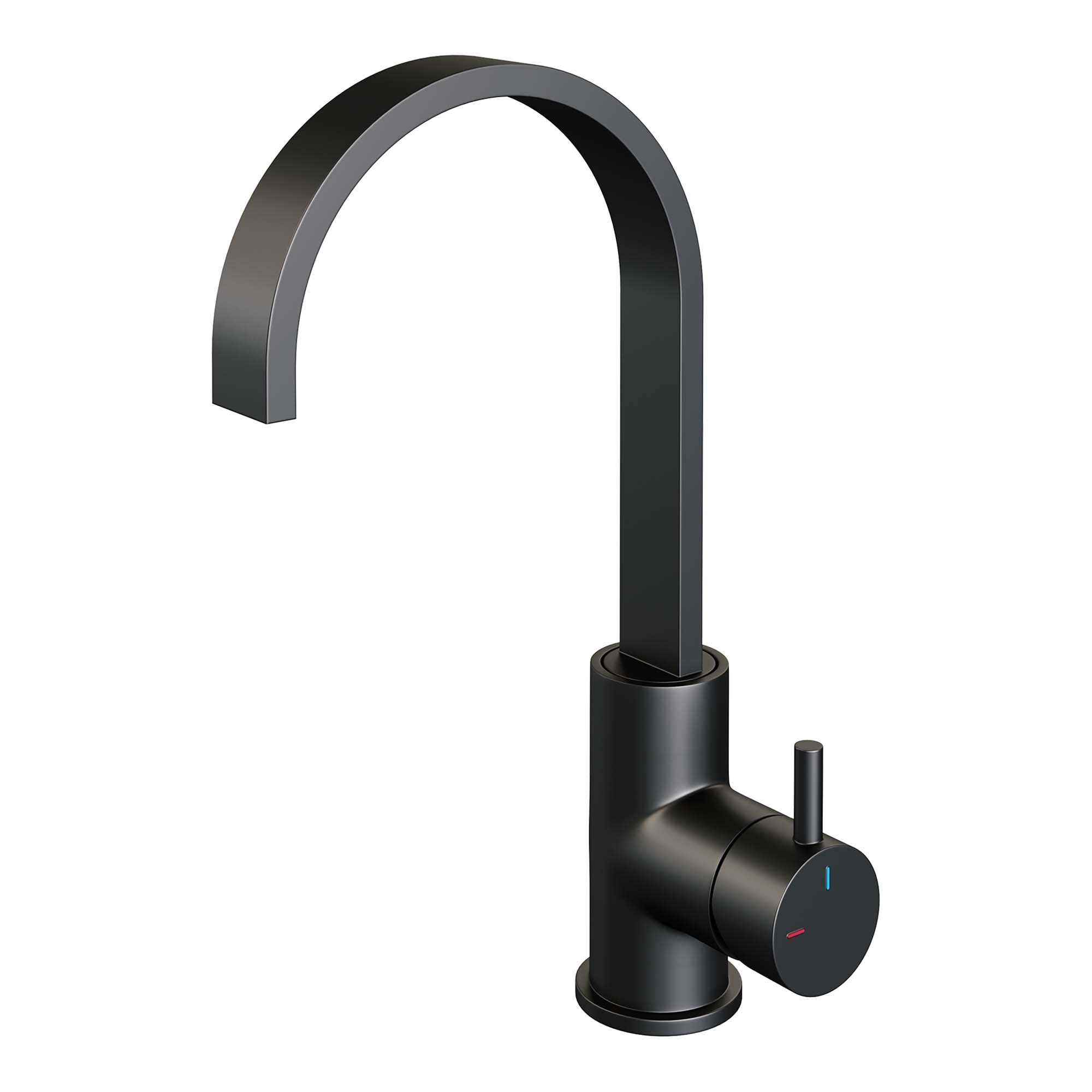 Edition Hoge Opbouw Wastafelkraan Model B - Platte Uitloop
