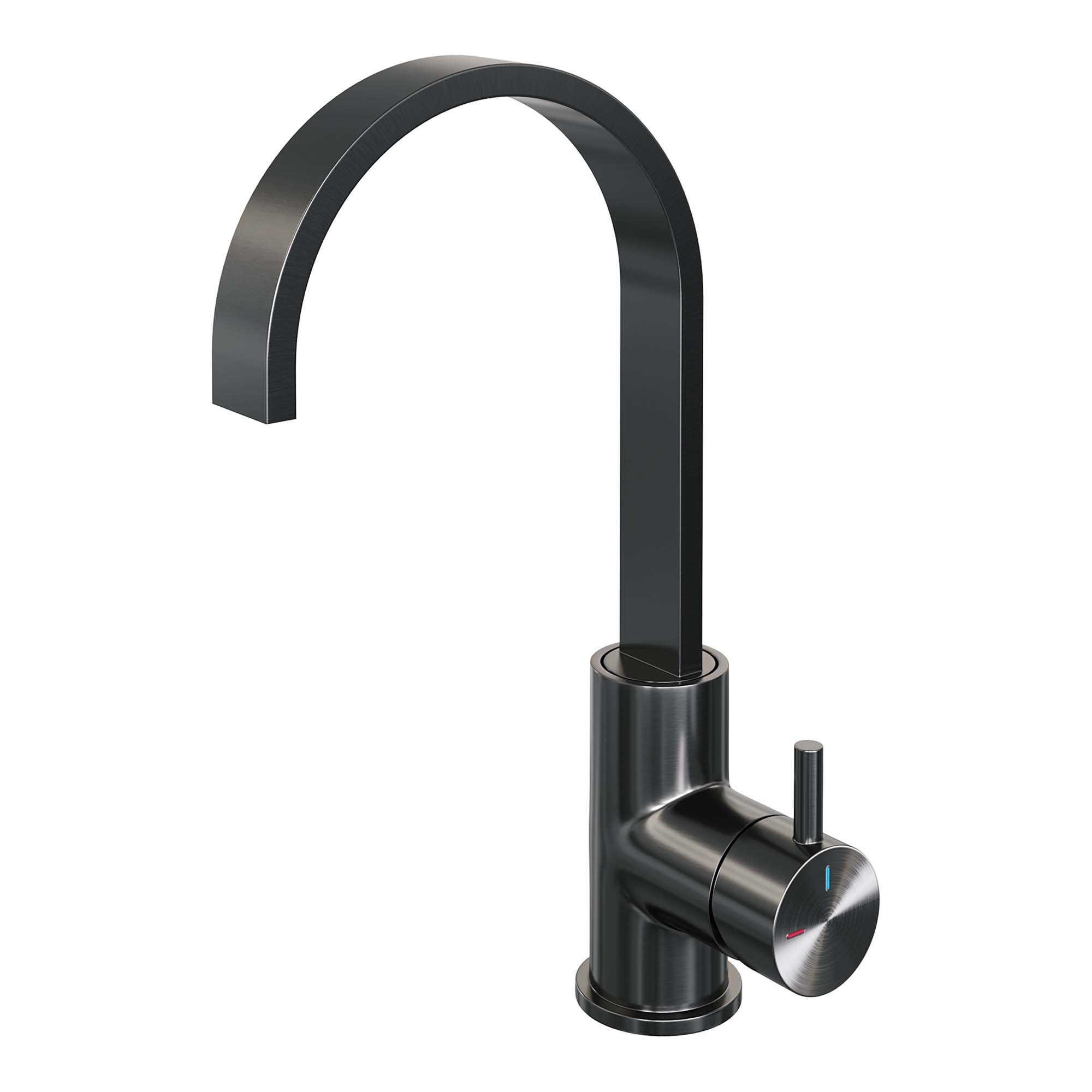 Edition Hoge Opbouw Wastafelkraan Model B - Platte Uitloop
