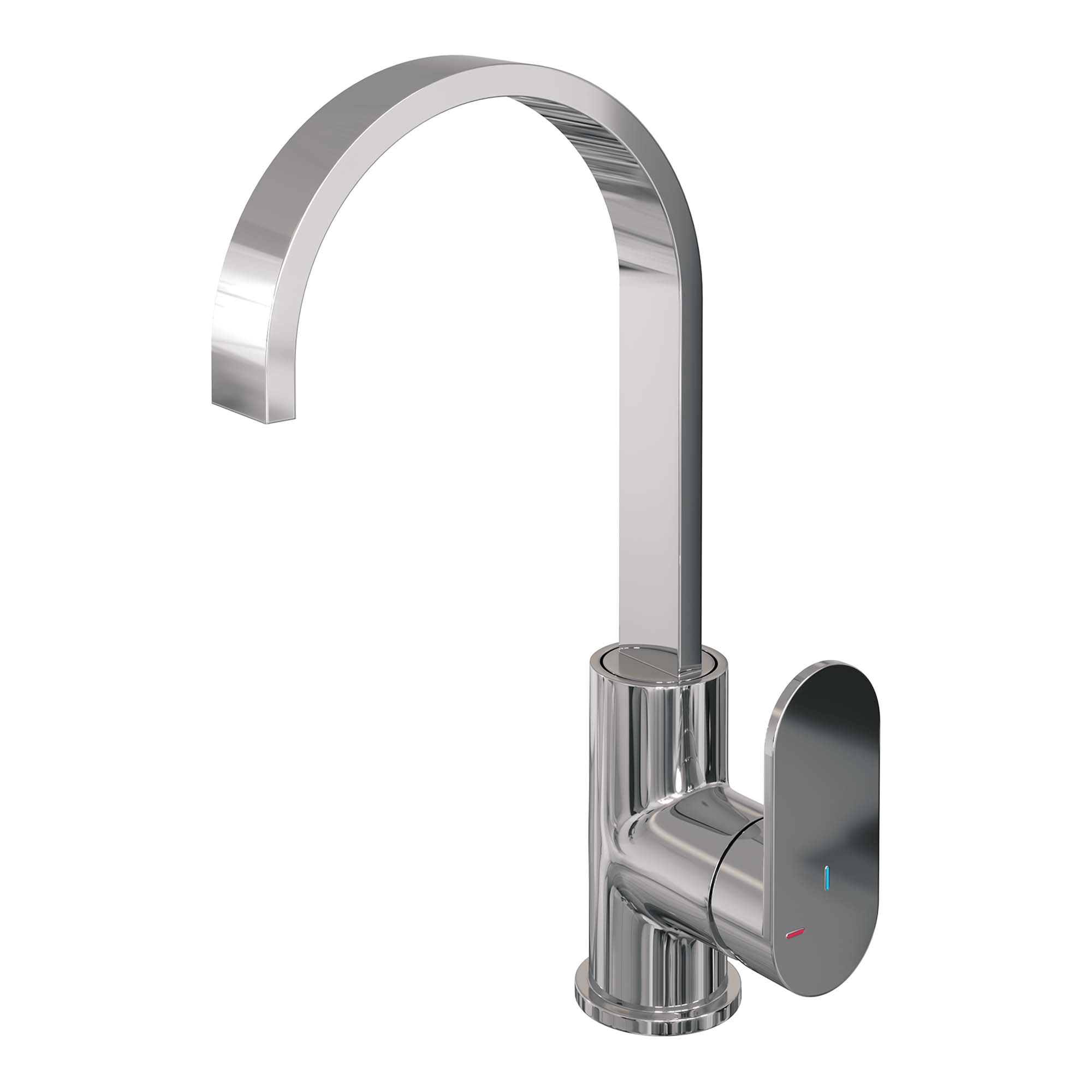 Edition Hoge Opbouw Wastafelkraan Model C - Platte Uitloop