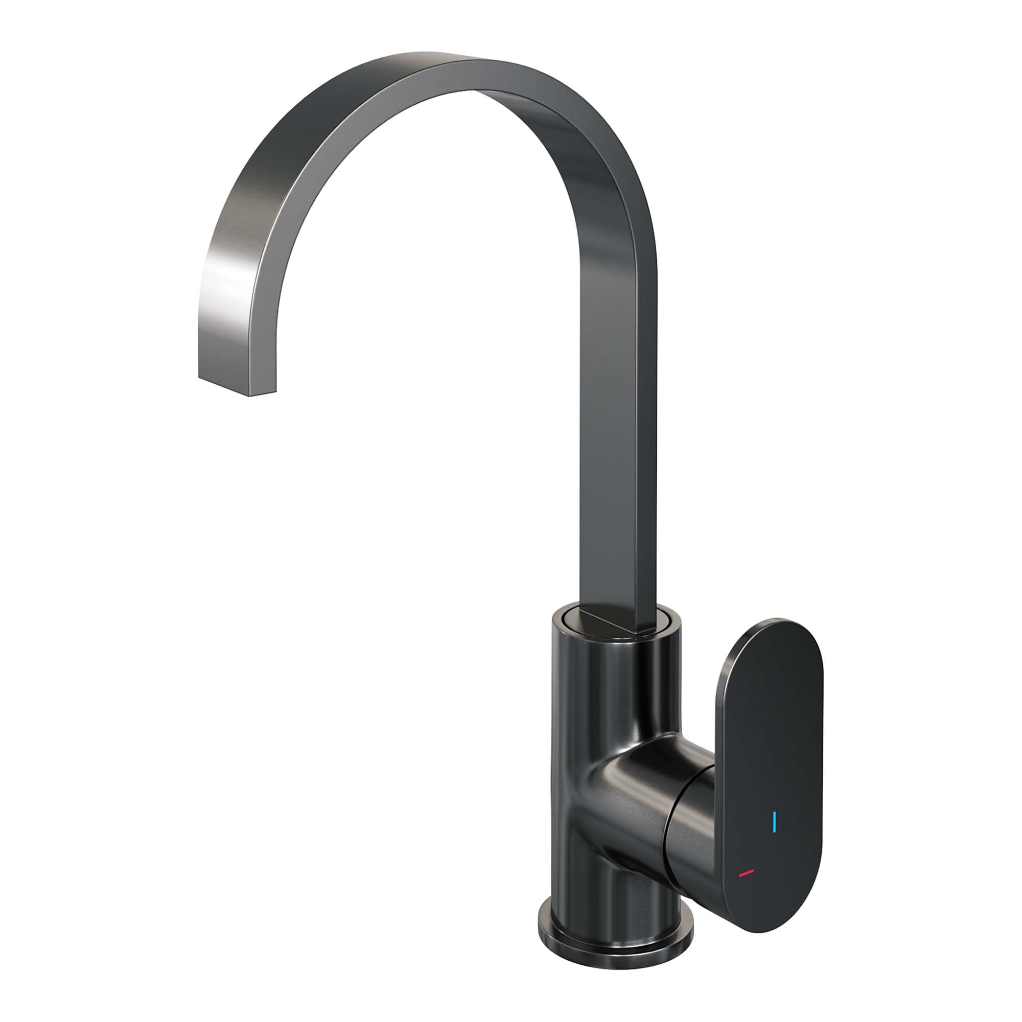 Edition Hoge Opbouw Wastafelkraan Model C - Platte Uitloop