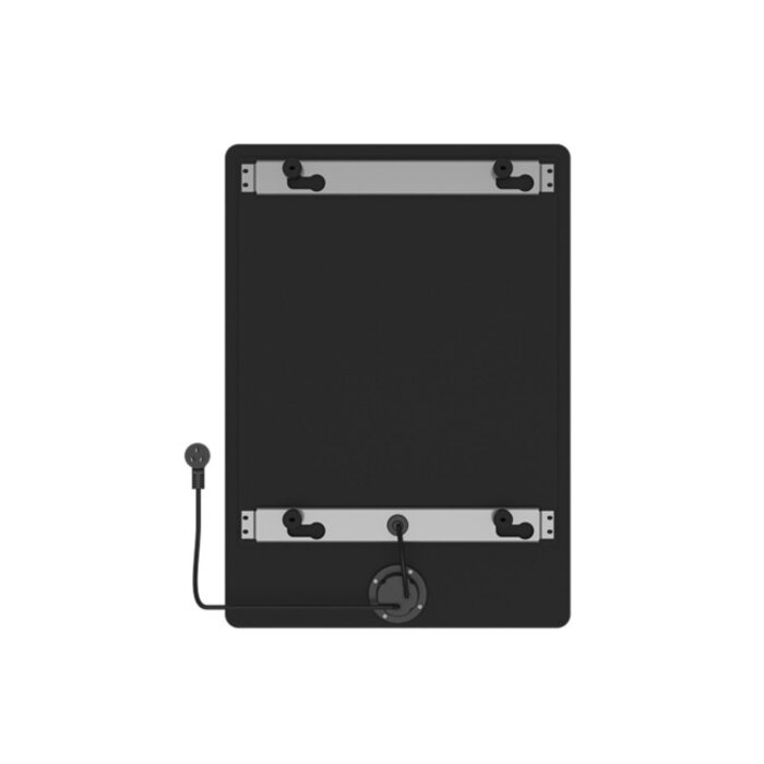 ADW Best-Design "Brenner-Black" Elektrische radiator mat-zwart 300W 700x500mm