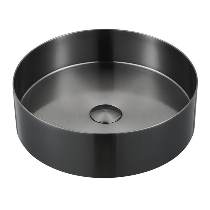 ADW Best-Design "Saint" opbouw waskom gunmetal diam: 400 mm x 120 mm