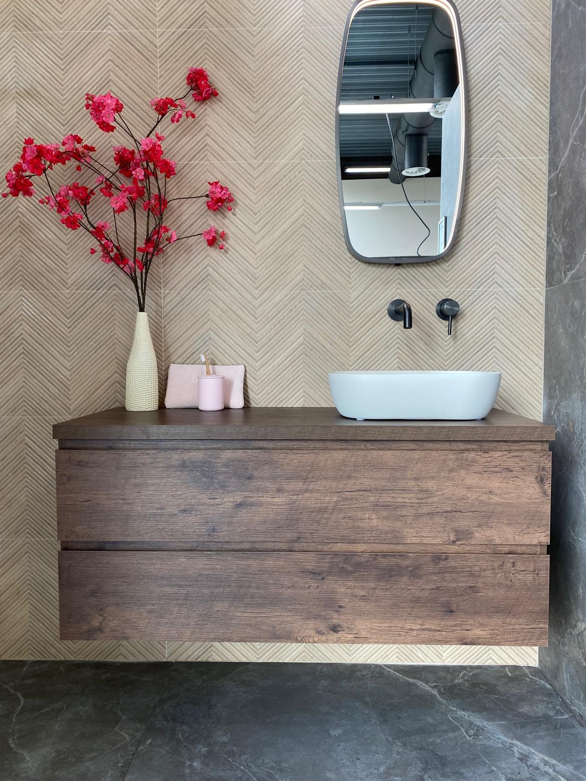 Baldocer Cerámica Larchwood Zig Alder 40x120 rett