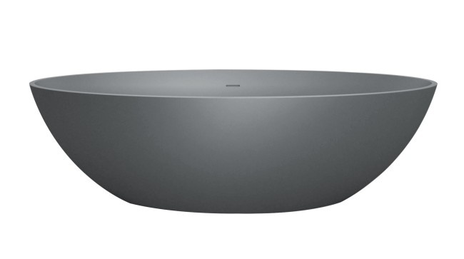 Best-Design "New-Stone" vrijstaand bad "Just-Solid" 180x85x52cm Grijs