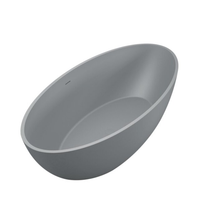ADW Best-Design "New-Stone" vrijstaand bad "Just-Solid" 180x85x52cm Grijs