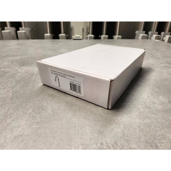 Victoria luxe fonteinkraan 1/2'' geborsteld messing