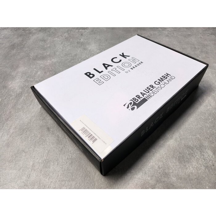 Brauer Black Edition hoge opbouw wastafelmengkraan | Draaibare platte uitloop | Model C | Mat zwart