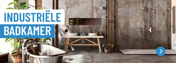 Industriële badkamer