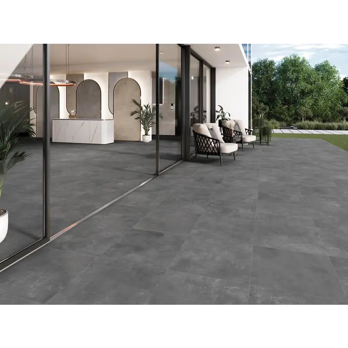 Huismerk Indeed Graphite 60x60 rett