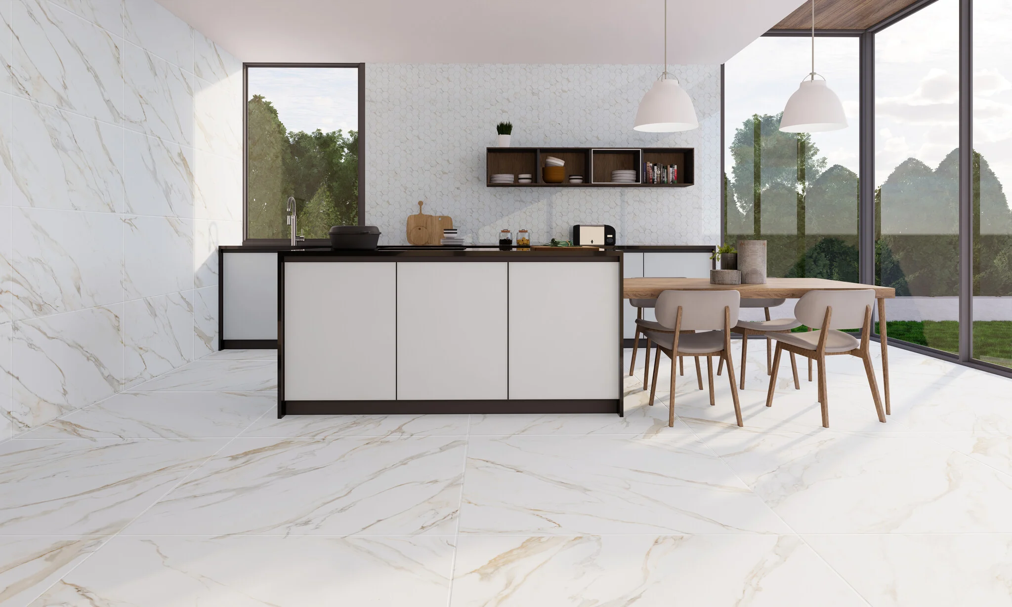 Huismerk Dorian Gold mat 60x60 rett