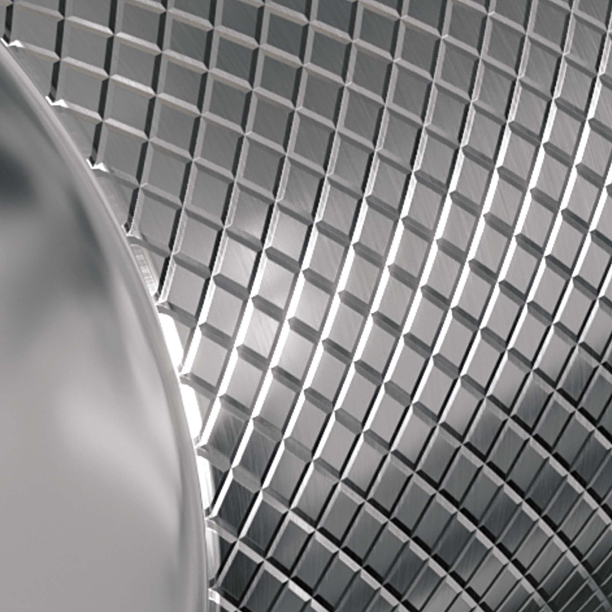 Brauer Chrome Carving inbouw wastafelmengkraan met gebogen uitloop en rozetten (model A1) in chroom