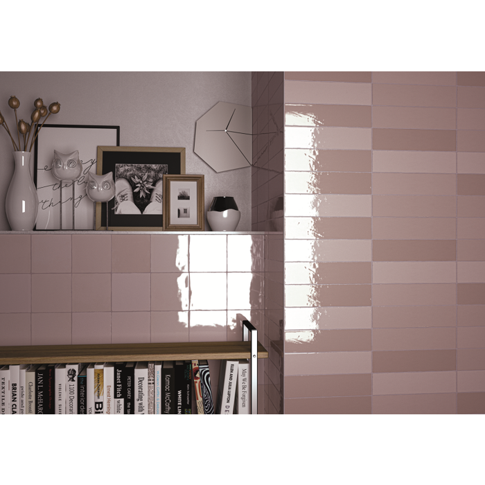 By Goof Moos Pink glans handvorm 13x13