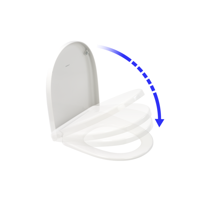 Plieger Zano softclose closetzitting by Pressalit met deksel en lift-off