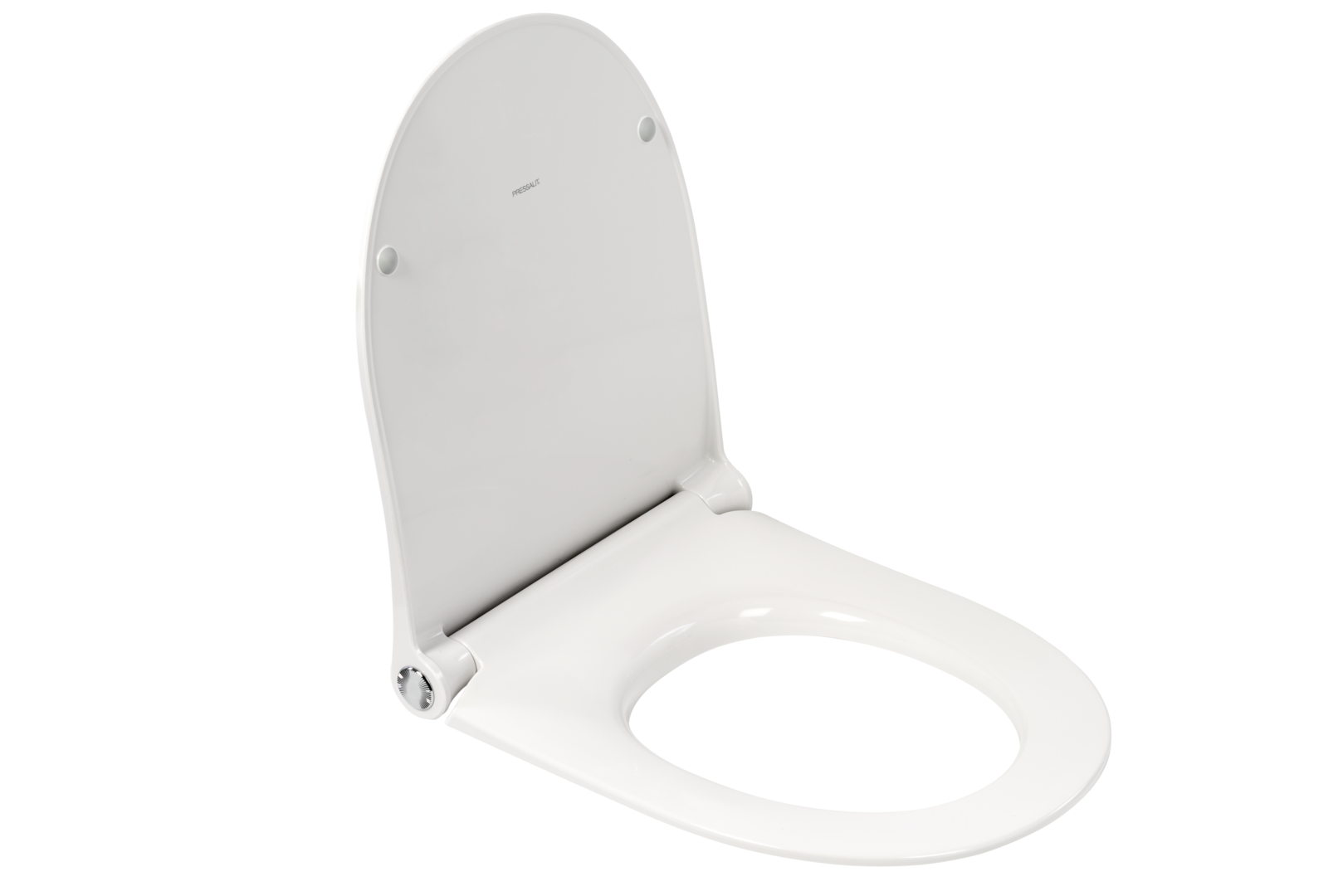 Plieger Zano softclose closetzitting slim D by Pressalit met deksel en lift-off