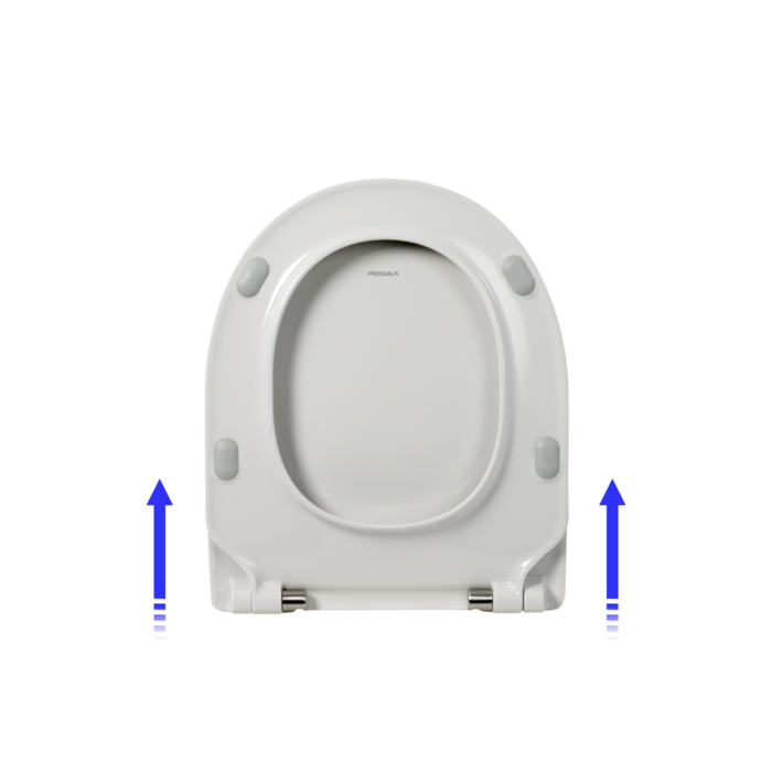 Plieger Zano softclose closetzitting slim by Pressalit met deksel en lift-off
