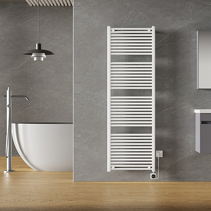 Elara elektrische radiator Smart WiFi 181,7 x 60 cm glans wit