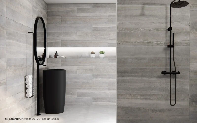 Prissmacer Cerámica Serenity Antracite 20x120 rett