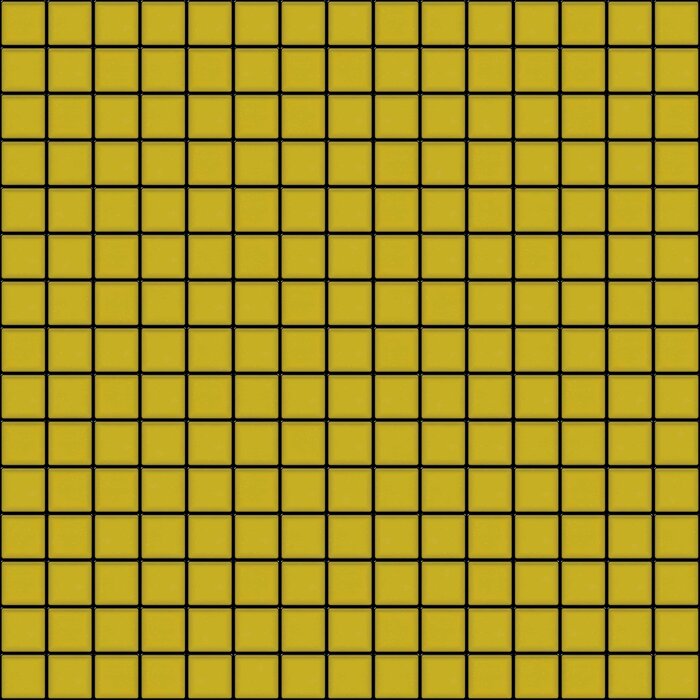 The Mosaic Factory Mozaiek Amsterdam Basic Geel 2,0x2,0