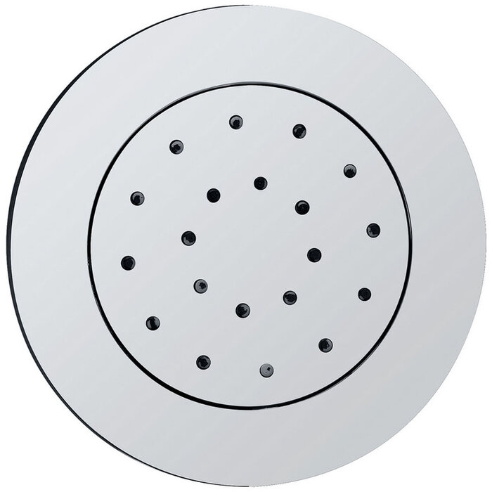 Wiesbaden inbouw verstelbare zijdouche rond 135mm ABS chr