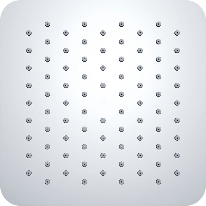 UFO Luxe hoofddouche vierkant 200mm Ultra plat chroom