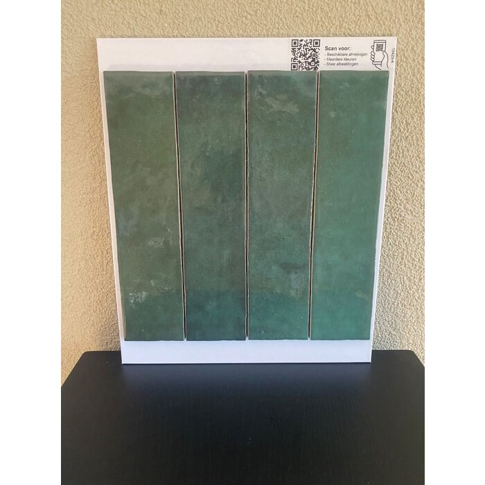 Equipe Cerámicas Dubai tegels Green glans 6x24,6cm